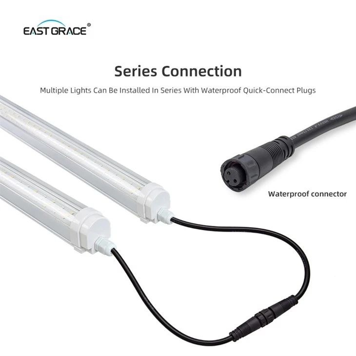 Full PC T12 Integrated Waterproof LED Tube Grow Light Bar factory